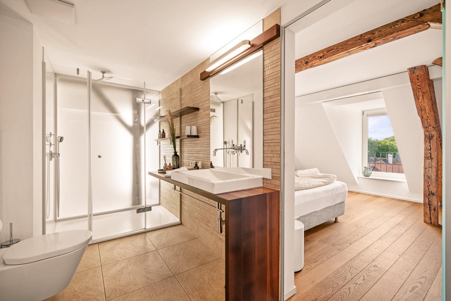 Ferienwohnung Insel-Loft - Maisonette Auf Der Insel, Exklusiv Mit Dachterrasse New Translation Exteriér fotografie